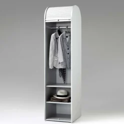 Wohnen Rolladen Kleiderschrank Tacarigua in Weiß