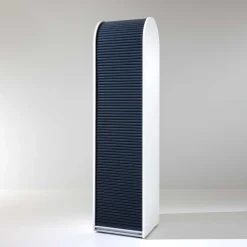 Wohnen Rolladenschrank Penal in Schwarz und Weiß