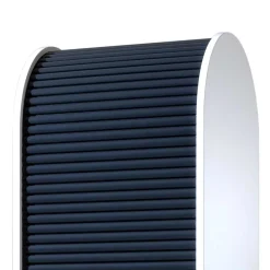 Wohnen Rolladenschrank Penal in Schwarz und Weiß