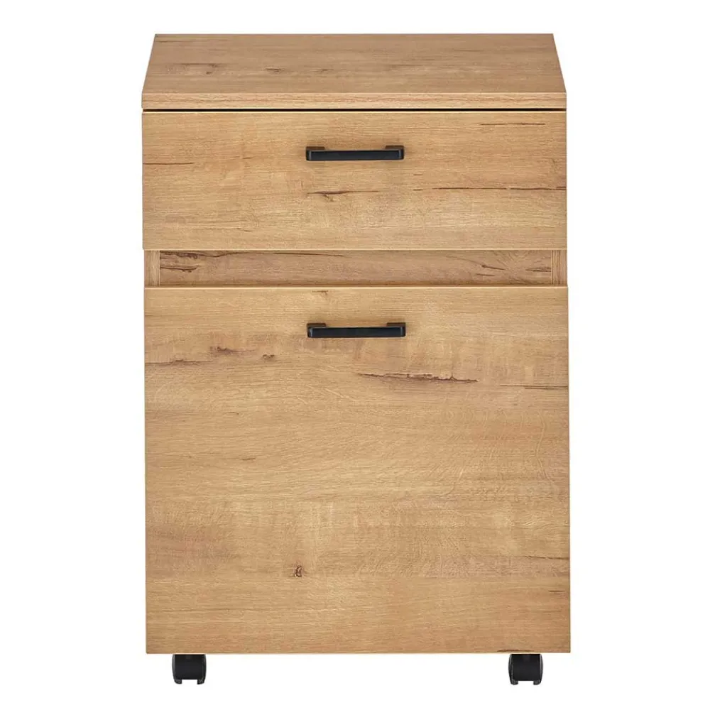 Wohnen Rollcontainer in Holzoptik Wildeiche - Caprera