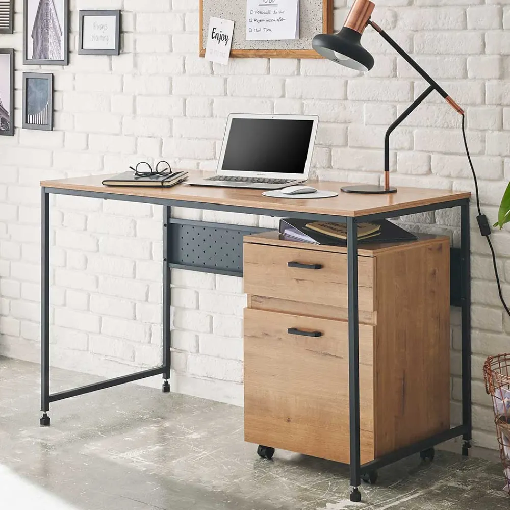 Wohnen Rollcontainer in Holzoptik Wildeiche - Caprera