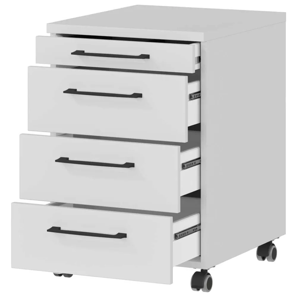 Wohnen Rollcontainer in Lichtgrau - Halcoms