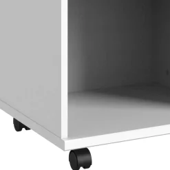 Wohnen Rollcontainer in Weiß & Beton Optik hell - Orsidio