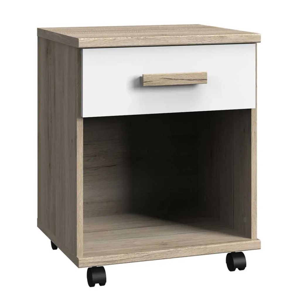 Wohnen Rollcontainer mit Ordnerfach und Schublade - Folio