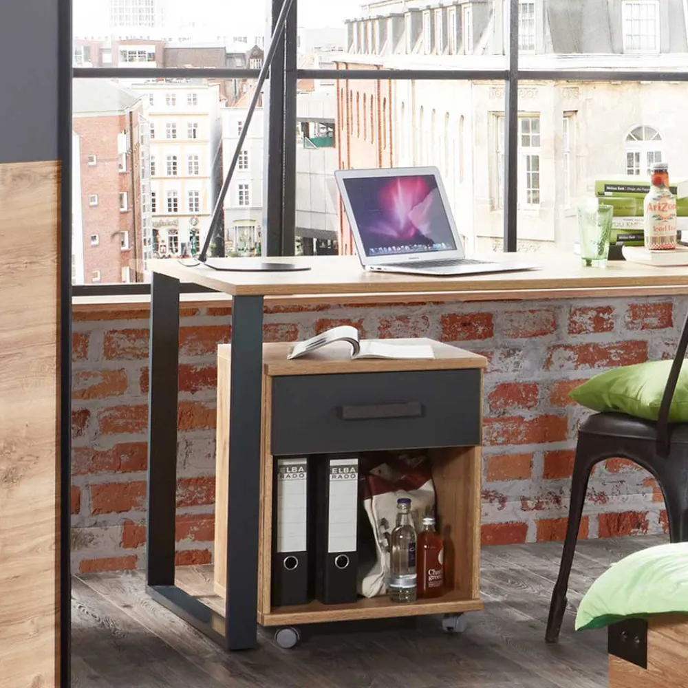 Wohnen Rollcontainer*Rollcontainer mit Schublade & Fach - Uletria