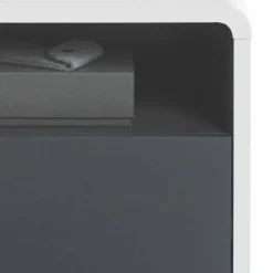 Wohnen Rollcontainer*Rollcontainer Mondsieur in Weiß Anthrazit