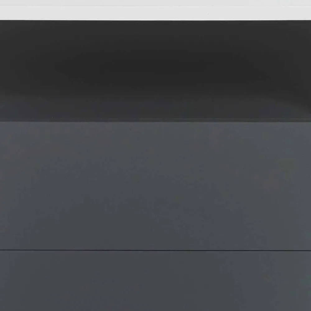 Wohnen Rollcontainer*Rollcontainer Mondsieur in Weiß Anthrazit