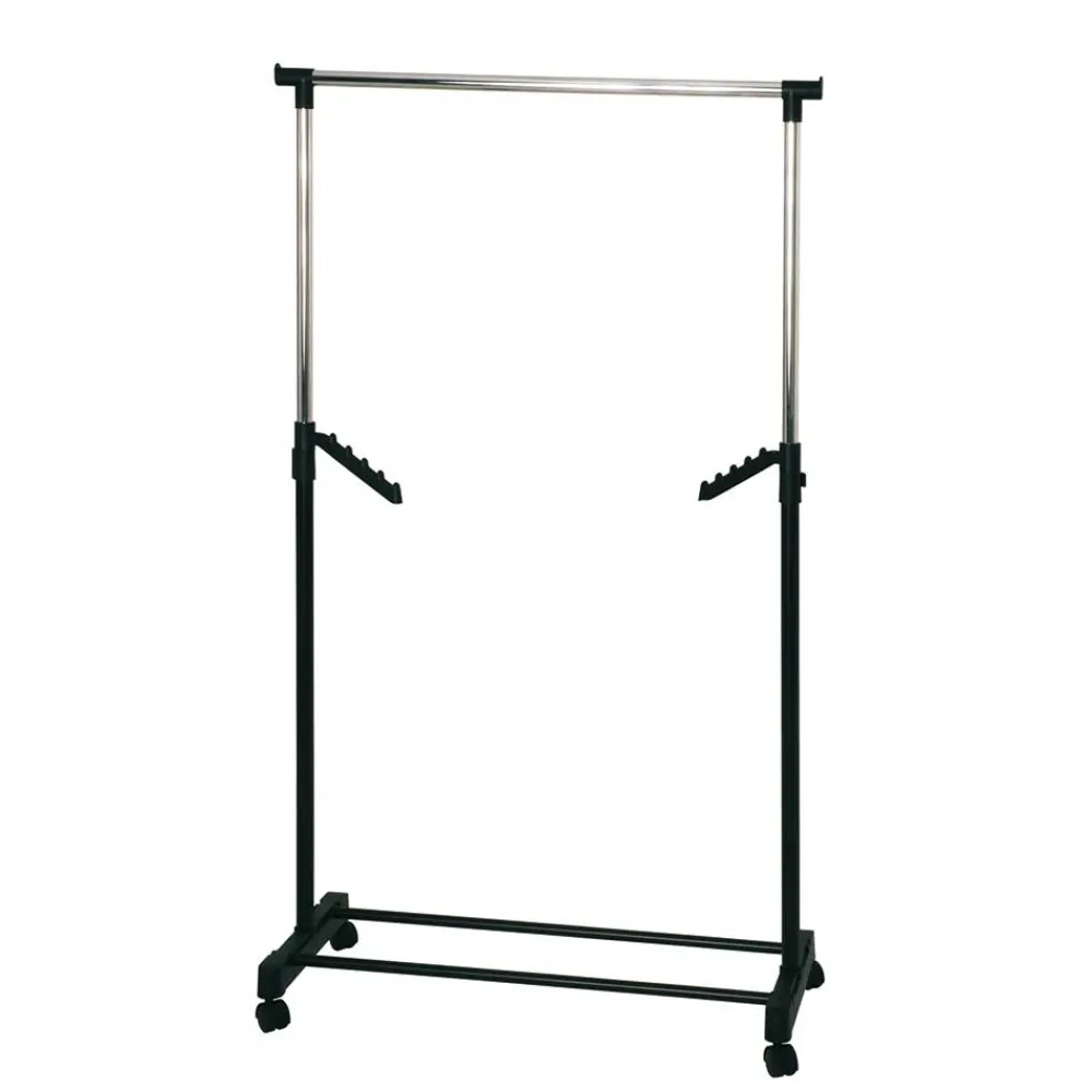 Wohnen Kleiderständer|Herrendiener*Rollen Kleiderständer Veshara in Schwarz