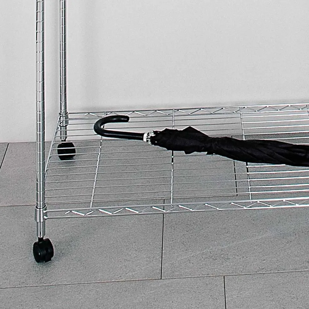 Herren Wohnen Rollgarderobe Raffinato aus Stahl