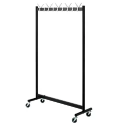 Wohnen Herrendiener*Rollgarderobenständer auf Gummirollen - Austral