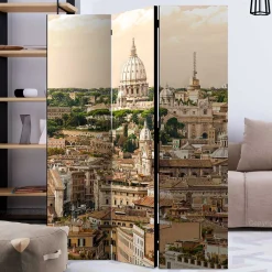 Wohnen Wohnzimmer-Regale*Rom Fotomotiv Paravent Stadt & Petersdom - Penanza