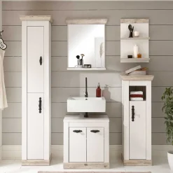 Wohnen Romantik Country Badezimmer Möbel - Doules (fünfteilig)