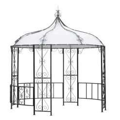 Wohnen Gartenpavillons*Romantischer Pavillon Javirella in Rund 300 cm