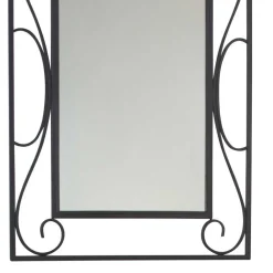 Wohnen Spiegel|Flurspiegel*Romantischer Wandspiegel Bairika mit Metallrahmen verschnörkelt