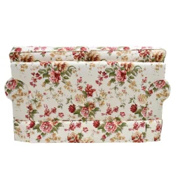 Wohnen Sofas|Sofa*Romantisches Landhaus Sofa mit Blumen Stoff - Telik