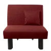 Wohnen Sofas|Sofa*Roter Schlafsessel ohne Armlehnen - Mysore