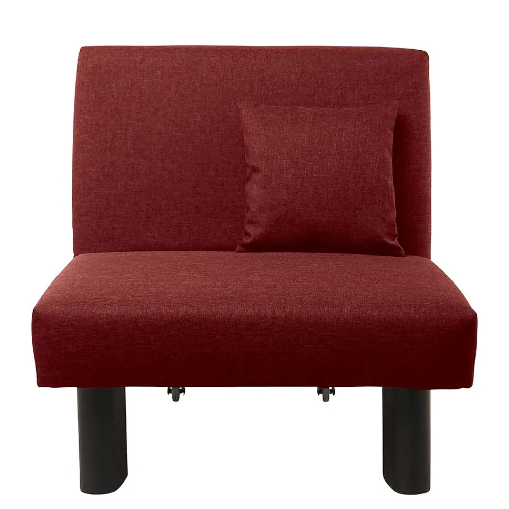 Wohnen Sofas|Sofa*Roter Schlafsessel ohne Armlehnen - Mysore