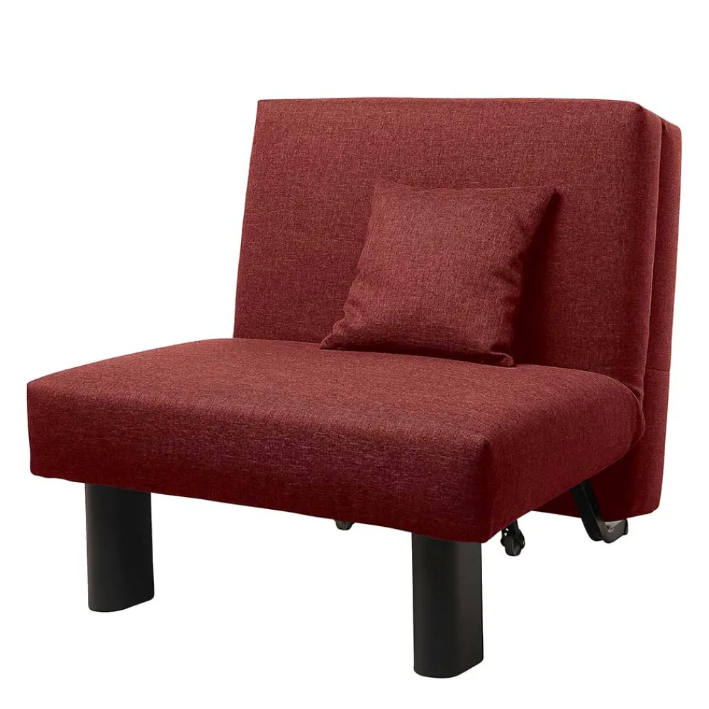 Wohnen Sofas|Sofa*Roter Schlafsessel ohne Armlehnen - Mysore