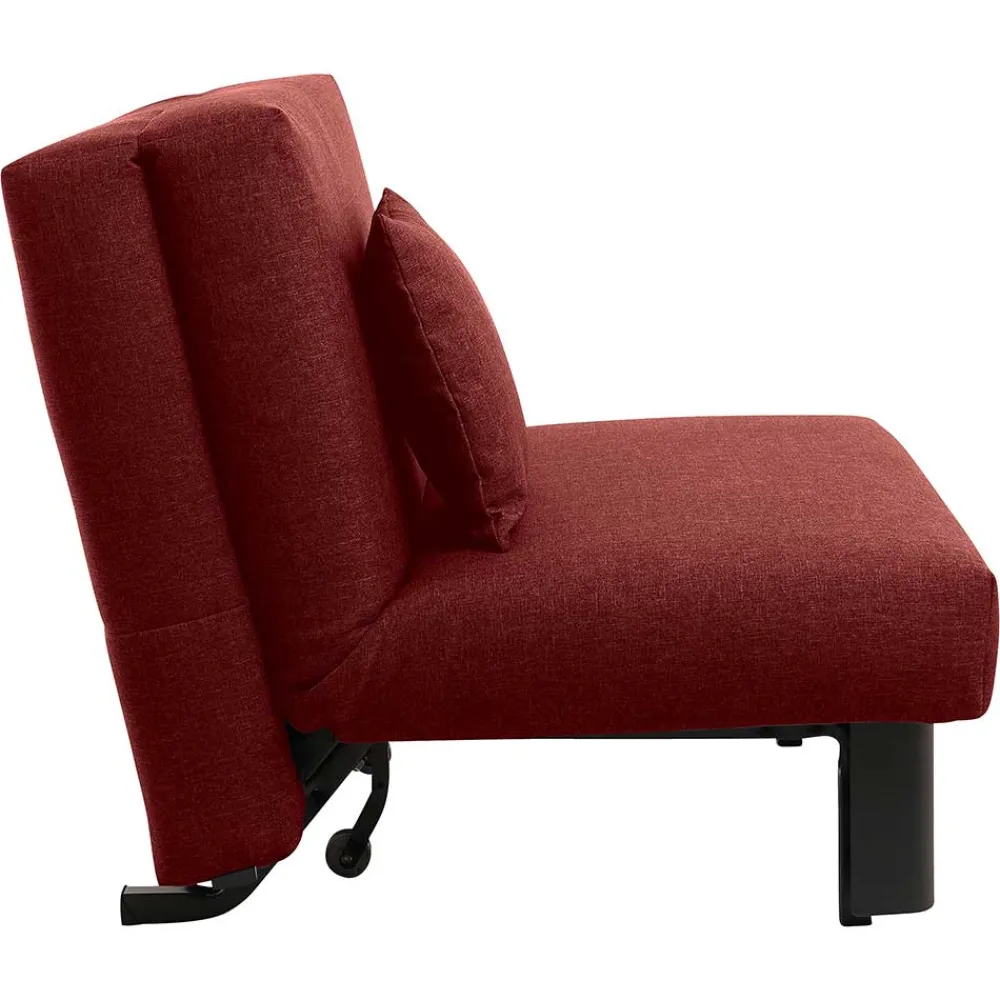 Wohnen Sofas|Sofa*Roter Schlafsessel ohne Armlehnen - Mysore