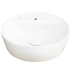 Wohnen Glasmöbel|Badezimmer Komplett*Runde Bad-Lichtspiegel & 2er Waschtisch - Crystoga (dreiteilig)