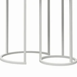 Wohnen Telefontische*Runde Beistelltische in Terrazzo Optik - Genns (zweiteilig)