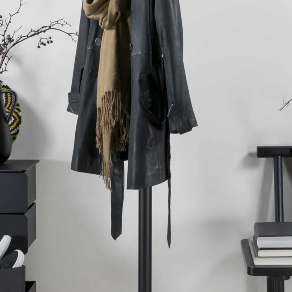 Wohnen Runde Design Standgarderobe mit 5 Haken - Oladrios