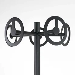 Wohnen Runde Design Standgarderobe mit 5 Haken - Oladrios