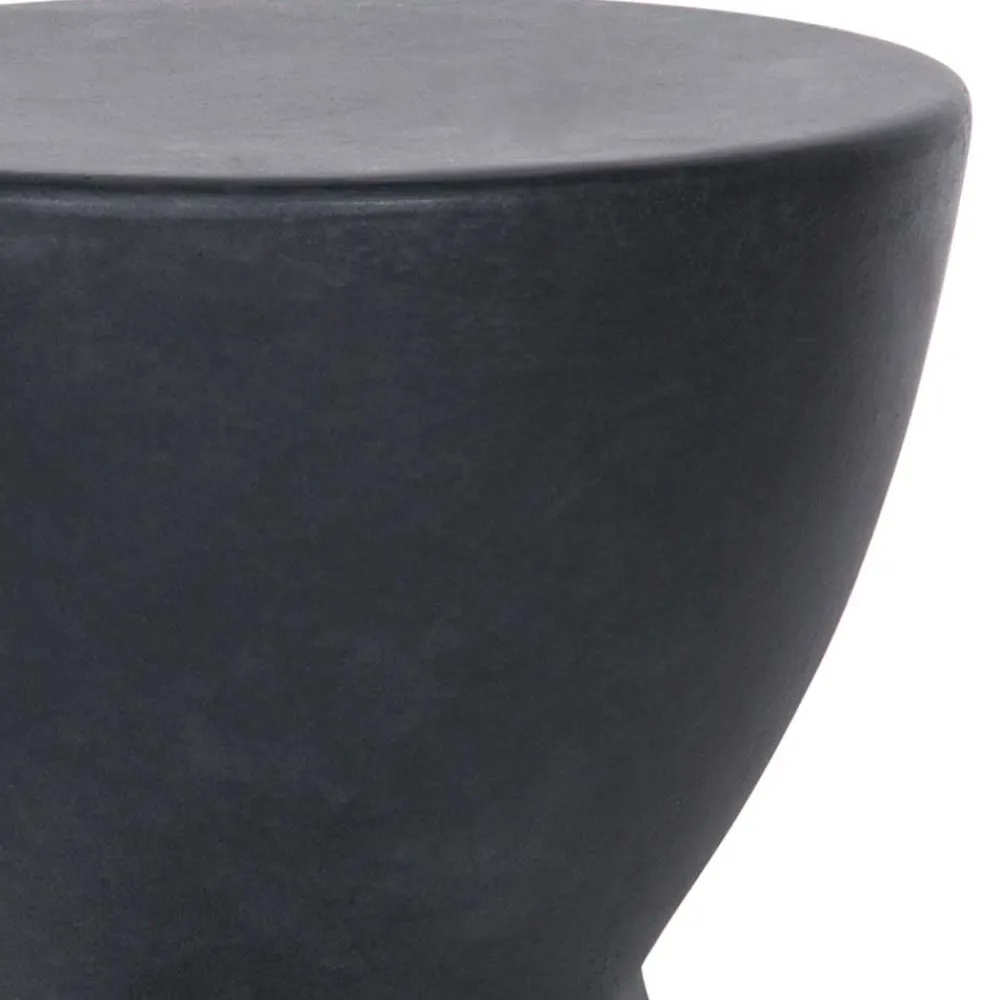 Wohnen Barhocker|Hocker*Runde Designhocker aus Tonfaser - Eterna (2er Set)