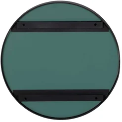 Wohnen Runde Hängespiegel in Schwarz - Zyamonicus (2er Set)