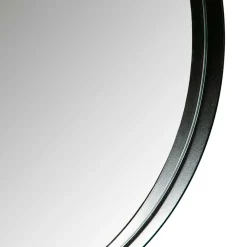 Wohnen Runde Hängespiegel in Schwarz - Zyamonicus (2er Set)