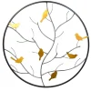 Wohnen Wandbilder*Runde Wanddeko Baum mit Vögeln - Azucar