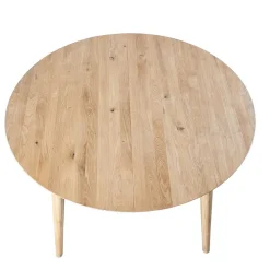 Wohnen Runder Ausziehtisch aus Wildeiche - Venice