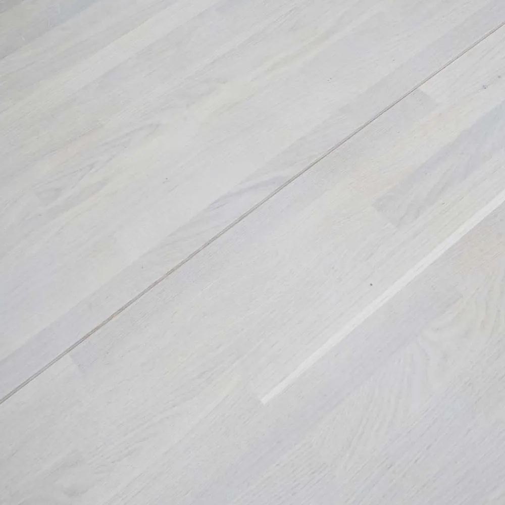 Wohnen Runder Ausziehtisch in Eiche Bianco - Guern