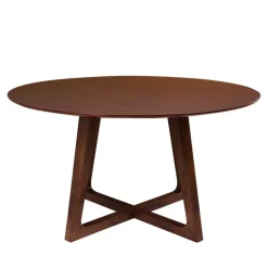 Wohnen Runder Designtisch & 4 Stühle - Annescu (fünfteilig)