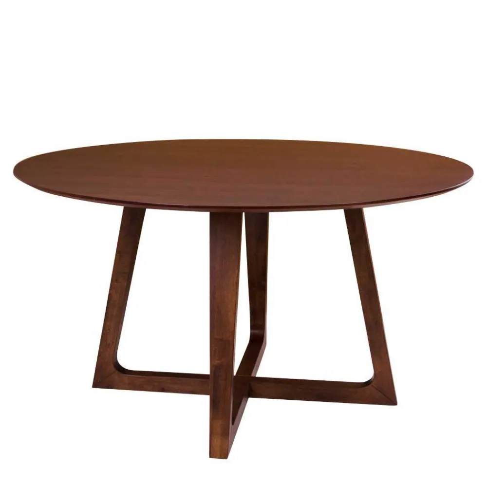 Wohnen Runder Designtisch & 4 Stühle - Annescu (fünfteilig)