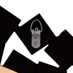 Wohnen Runder Hängespiegel in Silber & Grau - Compadro