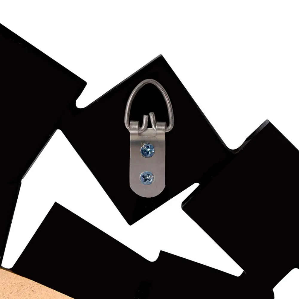 Wohnen Runder Hängespiegel in Silber & Grau - Compadro