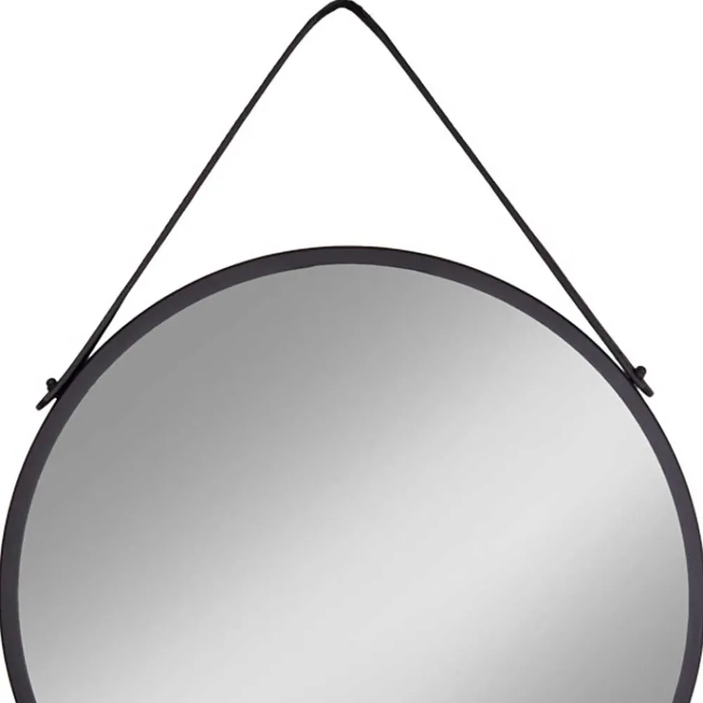 Wohnen Runder Hängespiegel mit 60 cm Durchmesser - Dresconio