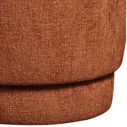 Wohnen Skandinavische Möbel|Braune Möbel*Runder Hocker in Rostbraun - Shearme