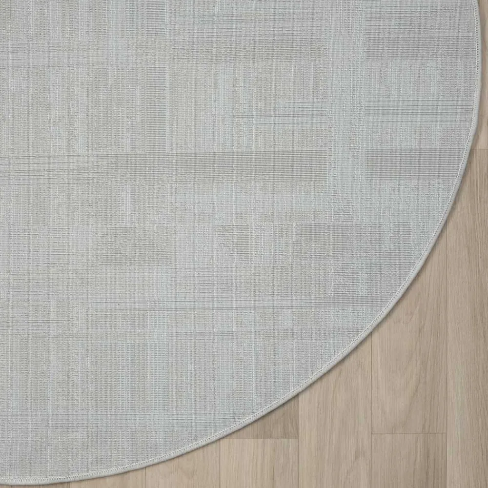 Wohnen Teppiche*Runder Kurzflor Teppich in Creme und Beige - Miaoli