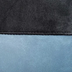 Wohnen Runder Polsterhocker in Hellgrau & Schwarz - Paleara