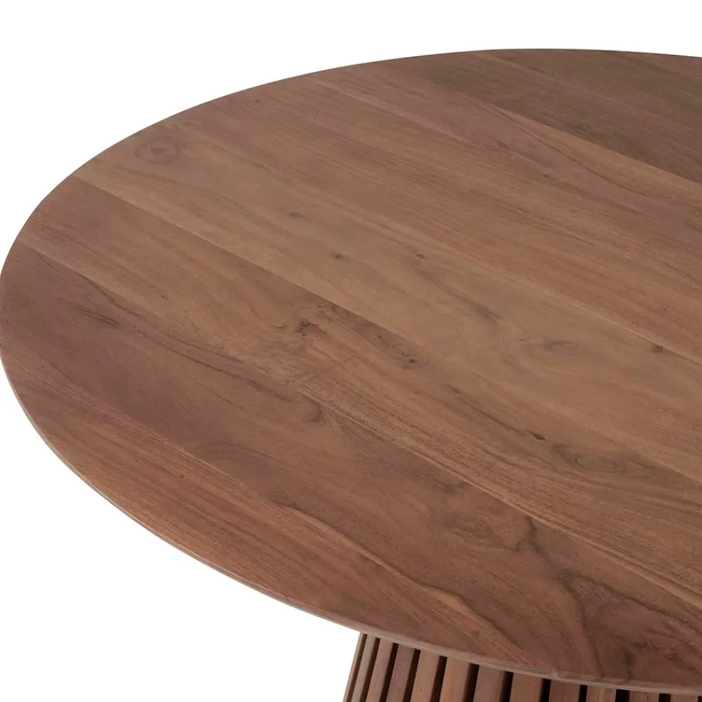 Wohnen Runder Sofatisch auf Säulenfuß - Quincey