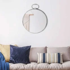 Wohnen Spiegel|Flurspiegel*Runder Spiegel im Taschenuhr Design - Lagusta