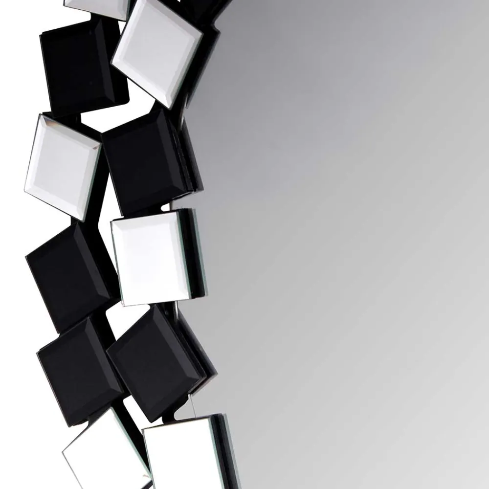 Wohnen Runder Spiegel mit Mosaik Rahmen - Viktor