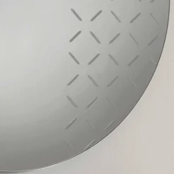 Wohnen Runder Spiegel mit Muster - Crenba