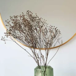 Wohnen Spiegel|Flurspiegel*Runder Spiegel mit Rahmen in Messing - Cinisella