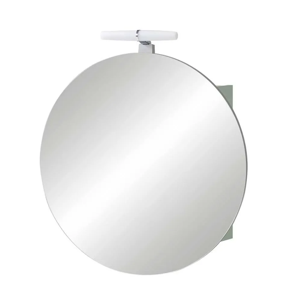 Wohnen Runder Spiegel Schrank mit LED Beleuchtung - Vereny