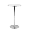 Wohnen Bartische*Runder Stehtisch mit Glasplatte - Actives
