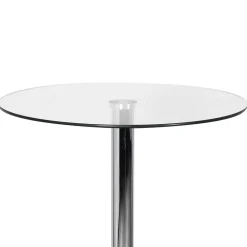 Wohnen Bartische*Runder Stehtisch mit Glasplatte - Actives