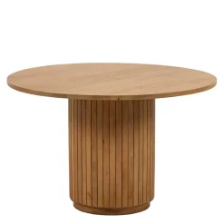 Wohnen Runder Säulentisch im Skandi Design - Ilvenda